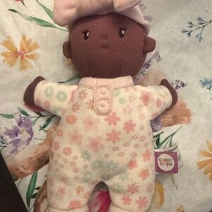 Gigglescape Giggle Scape Plush Baby Doll Girl Floral Soft Lovey Pink